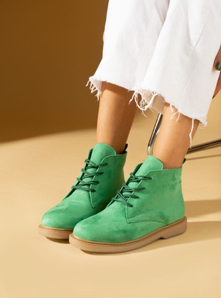 Green - Boots - Pembe Potin