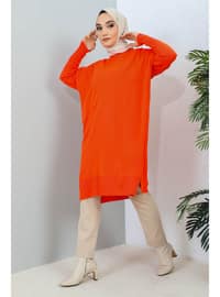 Orange - Knit Tunics