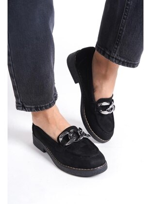 Black - Suede - Sandal - 700gr - Casual Shoes - Shoescloud