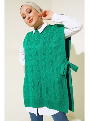 Green - Knit Cardigan - Benguen