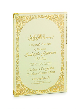 Cream - Islamic Products > Religious Books - İhvanonline
