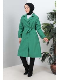 Green - Trench Coat