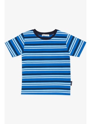 Saxe Blue - Boys` T-Shirt - Breeze Girls&Boys
