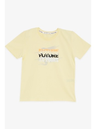 Yellow - Boys` T-Shirt - Breeze Girls&Boys