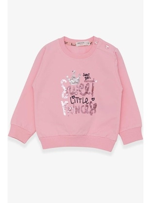 Powder Pink - Baby Sweatshirts - Breeze Girls&Boys