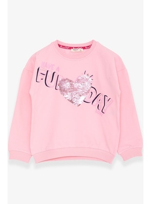Powder Pink - Girls` Sweatshirt - Breeze Girls&Boys