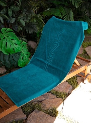 Green - Unlined - Beach Towel - Marina