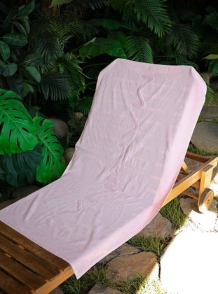 Powder Pink - Unlined - Beach Towel - Marina
