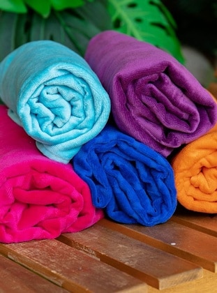 Turquoise - Unlined - Beach Towel - Marina