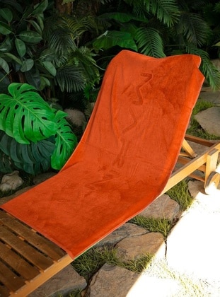 Orange - Unlined - Beach Towel - Marina