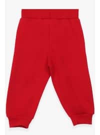 أحمر - ملابس رياضية سفلية للرضع