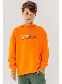Orange - Boys` Sweatshirt