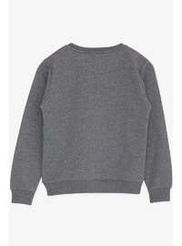 Dark Gray - Boys` Sweatshirt
