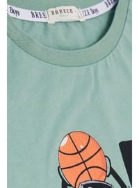 Mint Green - Boys` T-Shirt