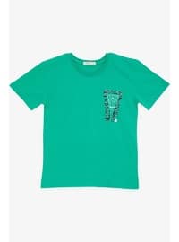 Green - Boys` T-Shirt