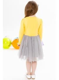 Açık Sarı - Girls` Dress