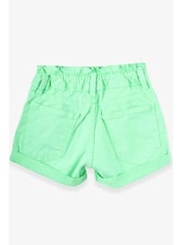 Neon Green - Girls` Shorts