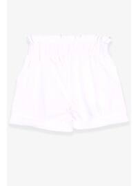 Ecru - Girls` Shorts
