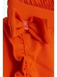 Orange - Girls` Shorts