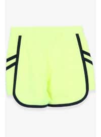 Neon Green - Girls` Shorts
