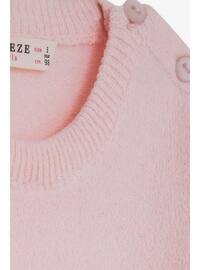 Powder Pink - Girls` Sweatshirt