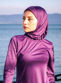 Purple - Swim Hijab