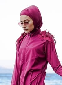 Maroon - Swim Hijab