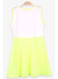 Neon Green - Girls` Dress