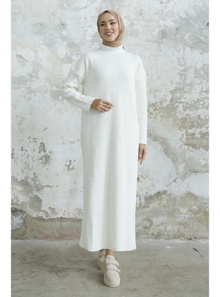 White - Knit Dresses - InStyle