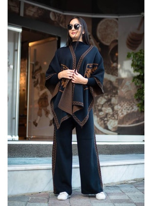 Black - Knit Suits - Maymara