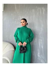 Green - Knit Dresses