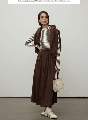 Brown - Skirt - MANUKA