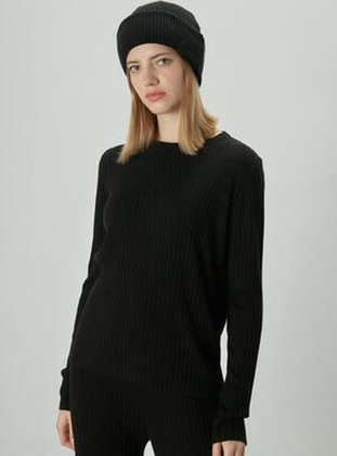 Black - Knit Sweaters - MANUKA