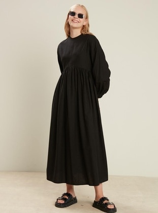 Black - Modest Dress - MANUKA