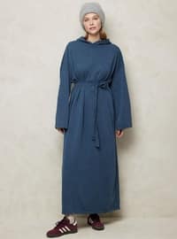 Navy Blue - Modest Dress