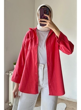 Red - 150gr - Blouses - Burcu Fashion