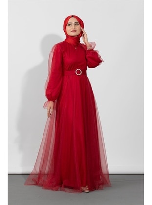 Red - Evening Dresses - Sevitli