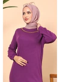 Purple - Modest Dress