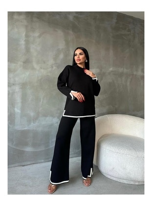 Black - Knit Suits - Maymara
