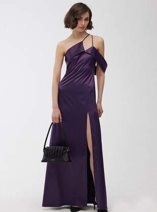 Purple - Modest Evening Dress - MANUKA