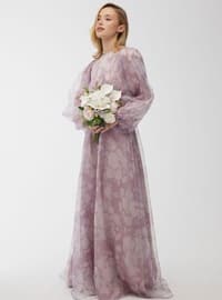 Dusty Rose - Modest Evening Dress