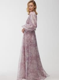 Dusty Rose - Modest Evening Dress