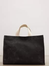 أسود - حقيبة للتسوق