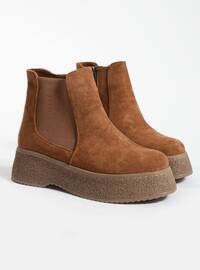 Tan Suede - Boots