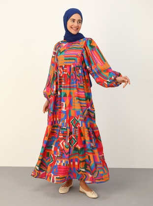 Multi Color - Modest Dress - Benin