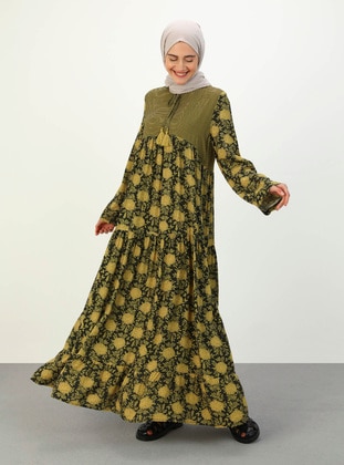 Green - Modest Dress - Benin