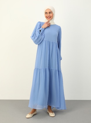 Blue - Modest Dress - Benin