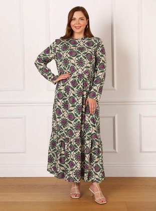 Fuchsia - Plus Size Dress - Alia
