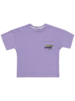 Purple - Boys` T-Shirt - Civil Boys