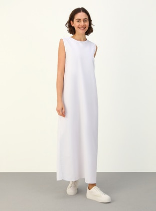 White - Modest Dress - Benin